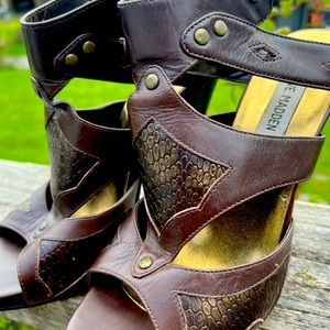 Steve Madden Brown Leather Heels